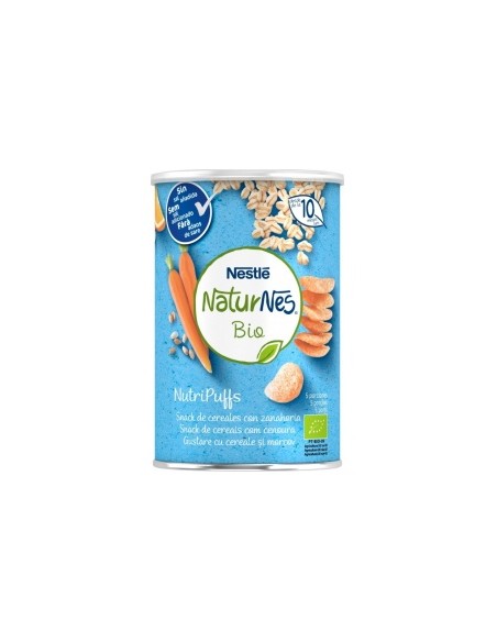 Naturnes Bio Nutripuffs Cereales Con Zanahoria 35G