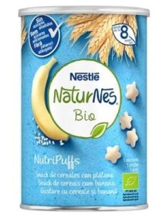 Naturnes Bio Nutripuffs Cereal Con Plátano 35G