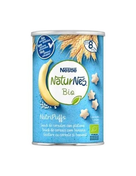 Naturnes Bio Nutripuffs Cereal Con Plátano 35G