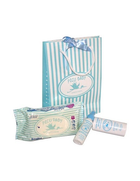 Mini Canastilla Picu Baby Azul