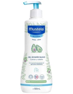 Mustela Gel De Baño Suave Con Aguacate Bio 500Ml