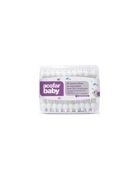 Acofarbaby Bastoncillos De Seguridad 50Uds