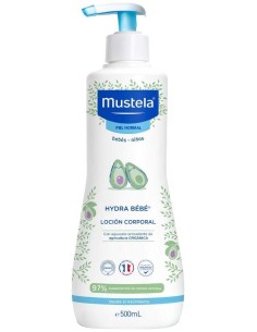 Mustela Hydra Bebé Leche Corporal Con Aguacate Bio 500Ml