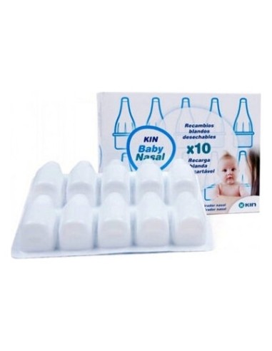 Kin Baby Nasal Recambio Blando 10Uds