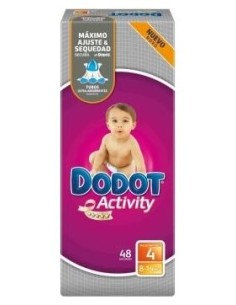 Dodot Activity Pañal Infantil T-4  48Uds