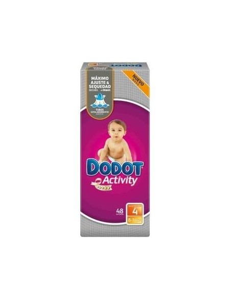 Dodot Activity Pañal Infantil T-4  48Uds