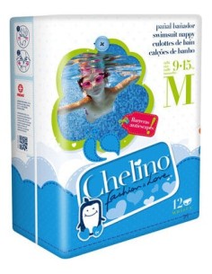 Chelino Fashion&Love Pañal Bañador T-M 9-15Kg 12Uds