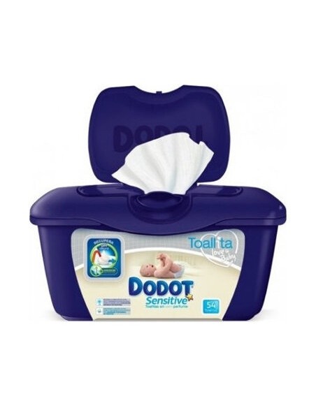 Toallitas Dodot Sensitive S/Per Caja 54U