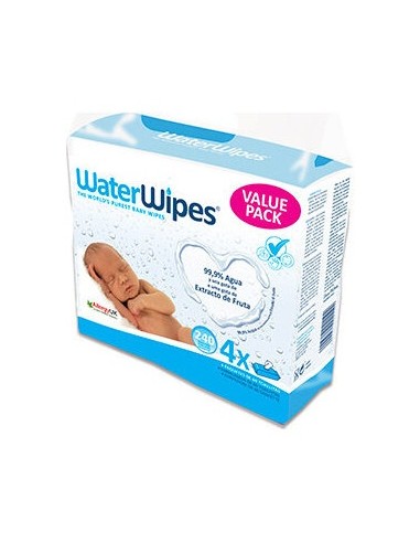 Waterwipes Toallitas Para Bebe Pack Economico 4...