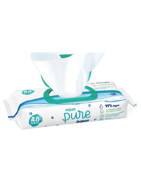 Dodot Aqua Pure 48 Toallitas Algodón Orgánico