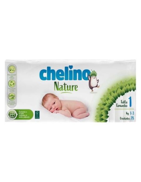 Pañal Infan Chelino Nature T1 1-3 Kg 28U