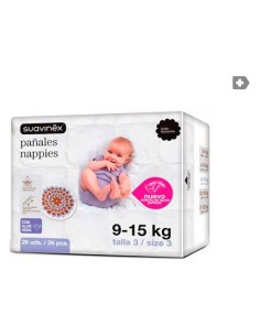 Suavinex Pañal Talla Grande 9-15Kg 28Uds