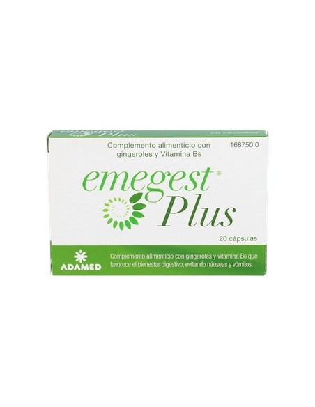 Emegest Plus 20 Capsulas