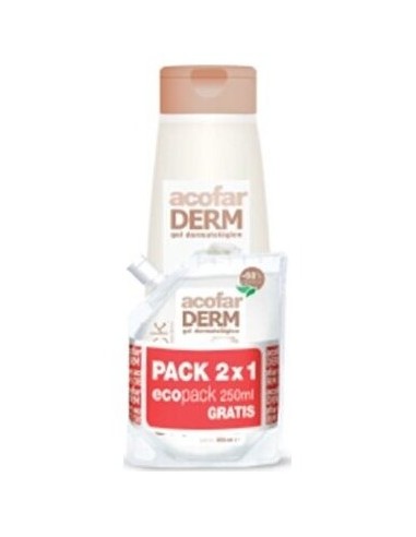 Acofarderm Pack Algodon(Gel 750+Eco 250)