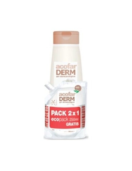 Acofarderm Pack Algodon(Gel 750+Eco 250)