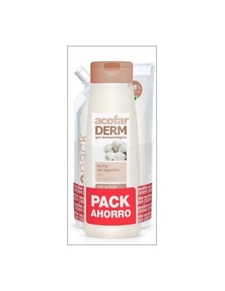 Acofarderm Pack Algodon(Gel 750+Eco 750)