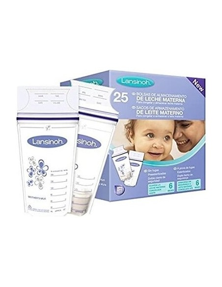 Lansinoh Bolsas Para Leche Materna 25Uds