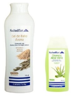 Saludfar Gel Avena 750 + Champu Aloe 250