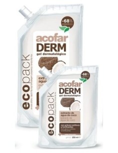 Acofarderm Ecopack Gel Extracto Coco 250Ml