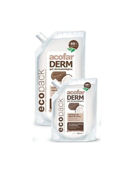 Acofarderm Ecopack Gel Extracto Coco 250Ml