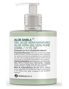 Botanica Pharma Sabila Gel Aloe Vera 100% Puro 500Ml