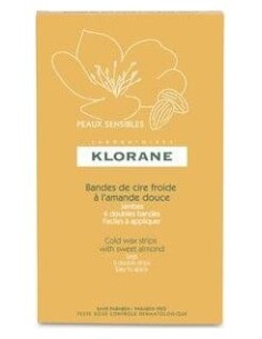 Klorane Cera Depilatoria En Frío Piernas 6Uds