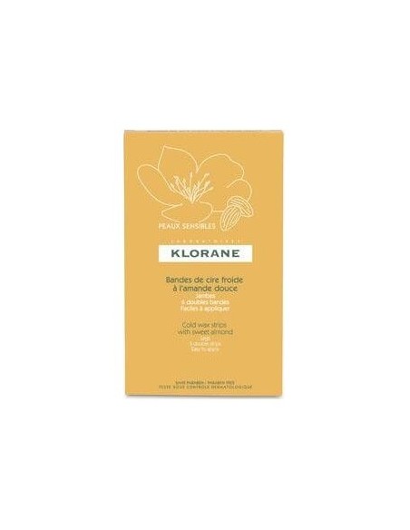 Klorane Cera Depilatoria En Frío Piernas 6Uds