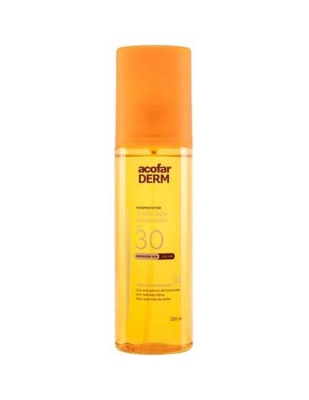 Acofarderm Spf 30 Aceite Seco Bronceador 200Ml