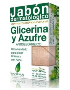 Sanasur Jabon Glicerina Azufre 100 Gr