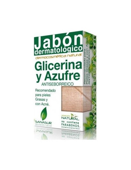 Sanasur Jabon Glicerina Azufre 100 Gr