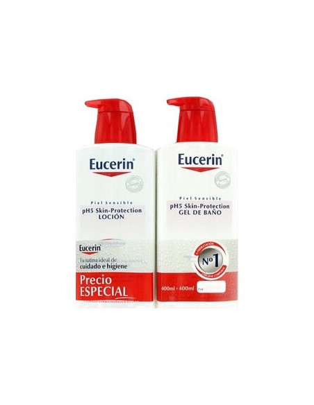Eucerin Ph5 Pack Locion 400Ml +Gel 400Ml