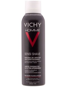 Vichy Homme Espuma Afeitar Piel Sensible 200Ml
