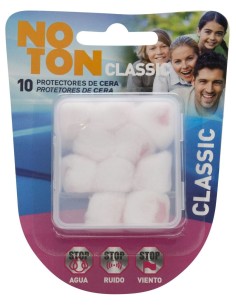 Noton 2 Tapones De Cera + 8 Tapones De Algodón 10Uds