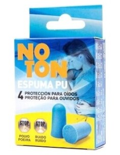 Tapones Oidos Espuma Pu Noton 4 Unidades