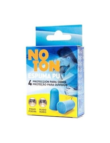 Tapones Oidos Espuma Pu Noton 4 Unidades