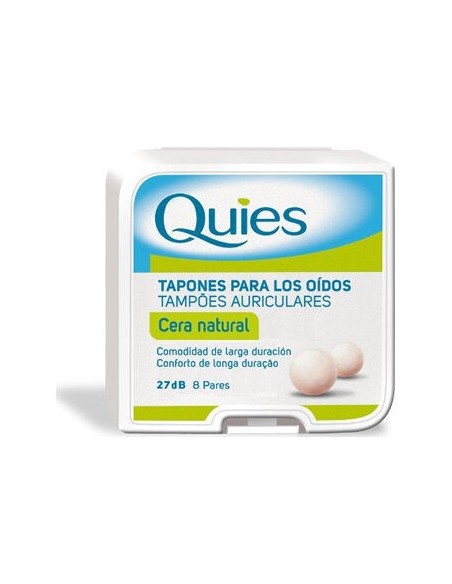 Quies Tapones Para Los Oídos Cera Natural 16Uds