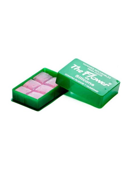 The Flower Tapones Oidos Silicona Moldeables 6Uds