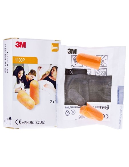 3M Tapones Para El Ruido De Poliuretano 2 Pares