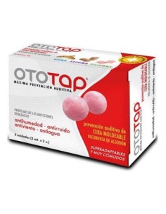 Tapones Oidos Oto Tap Cera 6 Unidades