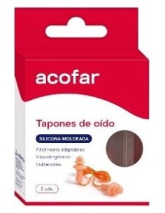 Tapones Oídos Acofarma Silicona Moldeada 2Uds