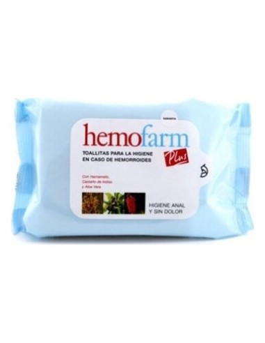 Hemofarm Plus Toallitas 60 Unidades