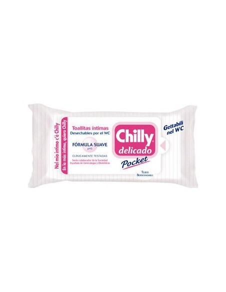 Chilly Delicado Pocket 12 Toallitas Inti