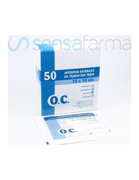 O.C Compresa Estéril Tejido Sin Tejer 10Cmx10Cm 50Uds