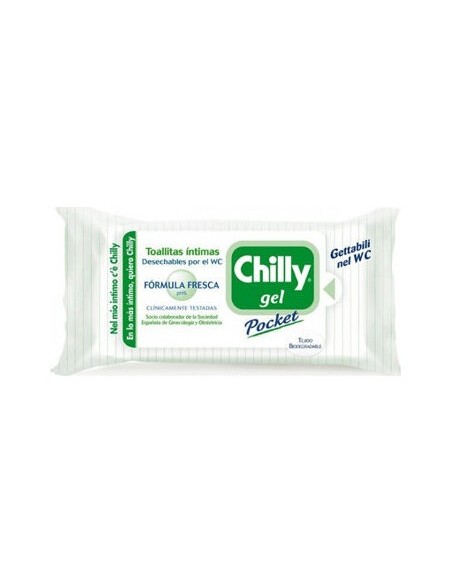 Chilly® Pocket Toallitas Refrescante 12Uds