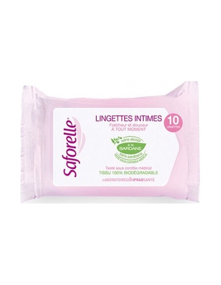Saforelle® Toallitas Íntimas 10Uds