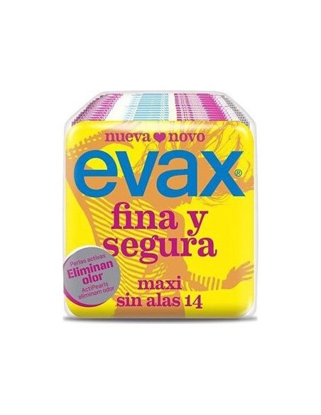 Compresas Evax Fina Y Segura Maxi 13 Und