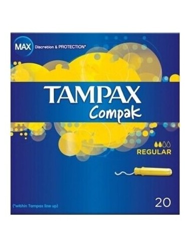 Tampax Compak Regular 22 Unidades