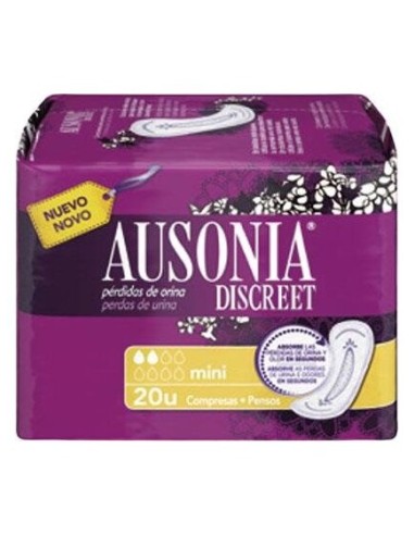 Ausonia Discreet Mini 20 Unidades