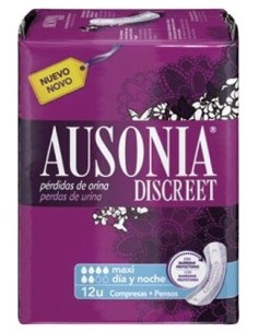 Ausonia Discreet Maxi Day Night 12 Unid