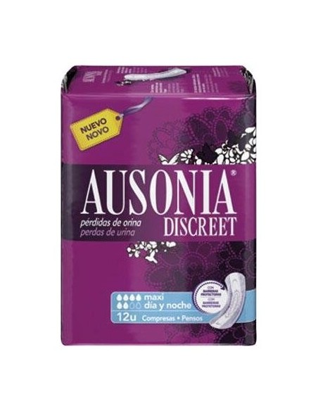 Ausonia Discreet Maxi Day Night 12 Unid